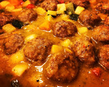 Foto del paso 4 de la receta: Albóndigas morunas con verduras