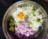 A picture of step 1 of Cabbage pancake.