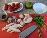 Foto del passaggio 1 della ricetta Tagliatelle seppie e moscardini