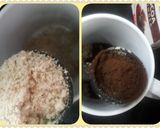 A picture of step 1 of Almonds Chocolate CakeSteamed.