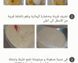 صورة لخطوة 1 من وصفة تورتة بكريمة رائعة لعيد ميلاد امي