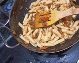 A picture of step 3 of Vegetable pasta.