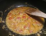 A picture of step 2 of Pasta with crab.