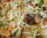 Foto langkah ke 4 dari resep Lodeh Labu Ikan Asap.
