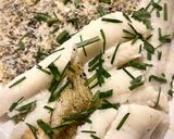 Une image de l'étape 3 de Plie, parmesan, basilic, basta.