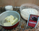 Foto del paso 1 de la receta: Masa para empanada de manzana y uvas pasas