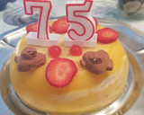 Foto del paso 2 de la receta: Pastel de cebra de naranja frío