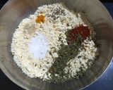 A picture of step 3 of Bread pakoda.
