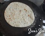 A picture of step 2 of Kalonji or Black Seeds Rotis with Maida.