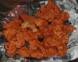 A picture of step 2 of Chilli chicken.