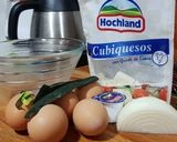 Foto del paso 1 de la receta Tortilla de patatas con calabacín y queso de cabra