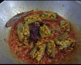 A picture of step 6 of Gujarati Style Sponge Gourd Sabzi with Mung Dal Stuffing.