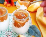 Une image de l'étape 4 de Panna cotta au kaki.
