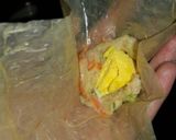 Foto langkah ke 6 dari resep Dimsum goreng isi ayam / kulit tahu isi ayam dan ekado.