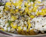 A picture of step 5 of Sweetcorn salad Mexican style.