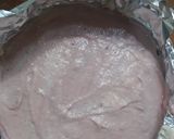 Foto langkah ke 3 dari resep Gingerbread Strawberry Cheesecake dengan Agar-agar.