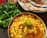 A picture of step 5 of Paneer Bhurji.