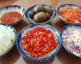 Hình bước làm 3 của món Bắp bò nhúng ớt