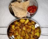 आलू की सुखी सब्जी (Aloo ki sukhi sabji recipe in Hindi) रेसिपी चरण 4 फोटो