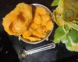 A picture of step 6 of Mango Glaze Cake.