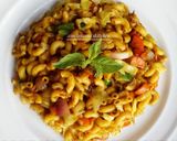 A picture of step 5 of Stir fry veggies macaroni.