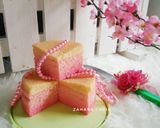 Foto langkah ke 7 dari resep Steamed Strawberry Ombre Cake (Gluten Free) #maree.