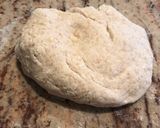 A picture of step 4 of Sourdough Akkawi Manoushe.