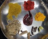 A picture of step 4 of Shahi paneer.