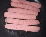 A picture of step 1 of Sausage Sandwich.
