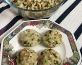 A picture of step 8 of Sabudana Vada.