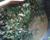 صورة لخطوة 1 من وصفة سبانخ مع الأرز المصري