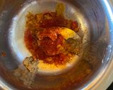 A picture of step 3 of Koi Jhaal or Climbing Perch in Mustard paste.