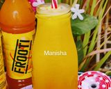 A picture of step 1 of Mango Frooti Cherry Popsicles (Fruits Popsicles).