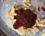 A picture of step 3 of Schezwan bread pockets.