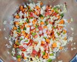 A picture of step 1 of Hot and sour soup.