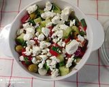 Görög saláta recept fázis 2 fotója