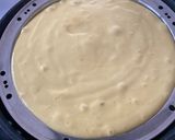 A picture of step 3 of Dhokla vegan.