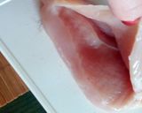 Gombás krémtúróval töltött csirkemell recept fázis 2 fotója