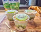 Foto langkah ke 9 dari resep Matcha Turkish Magnolia Pudding.
