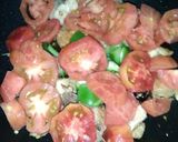 A picture of step 4 of Boneless chicken karahi.