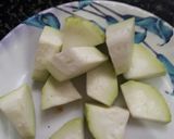 A picture of step 1 of Guard Louki ka halwa.
