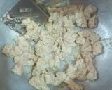 A picture of step 4 of Ginger malai boti chunks.