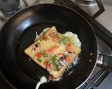A picture of step 5 of Egg bread toast with a twist.