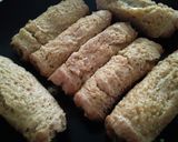 Foto del paso 10 de la receta: Pan con relleno de berenjenas asadas...🤨