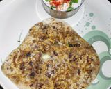 A picture of step 4 of Paneer Paratha.