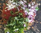 A picture of step 3 of Tomato Bharta.