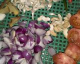 A picture of step 2 of Shahi paneer.