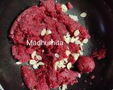 A picture of step 5 of Beetroot Sweet potato Ladoos.
