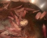 A picture of step 5 of Bavette Schalotts.