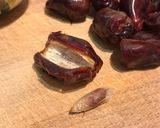 A picture of step 2 of Mini Vegan Snickers.